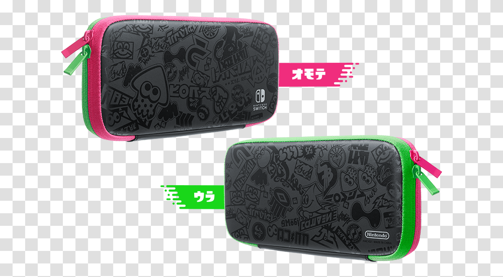 Nintendo Switch Splatoon Pouch, Electronics, Phone, Purse, Mobile Phone Transparent Png