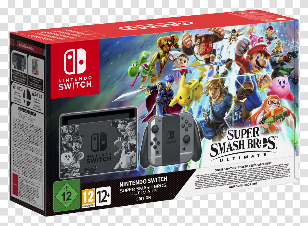 Nintendo Switch Super Smash Bros Ultimate Edition Transparent Png