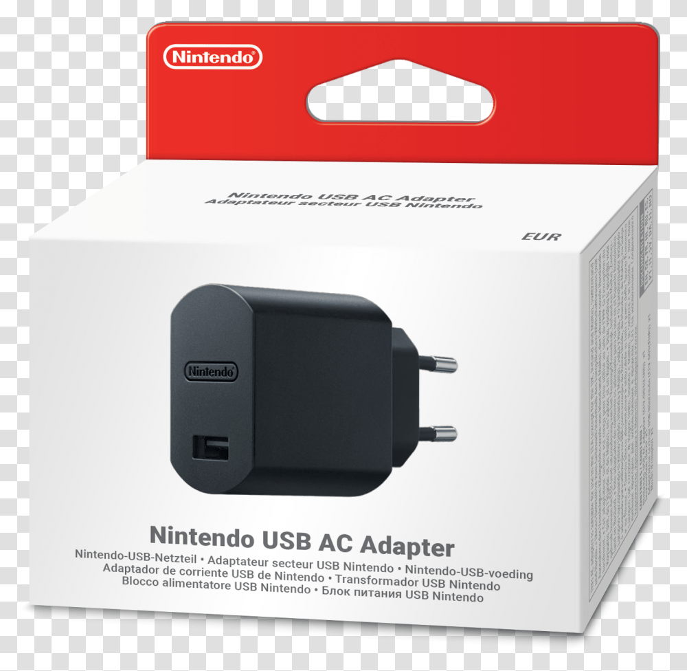 Nintendo Usb Ac Adaptor, Adapter, Plug Transparent Png
