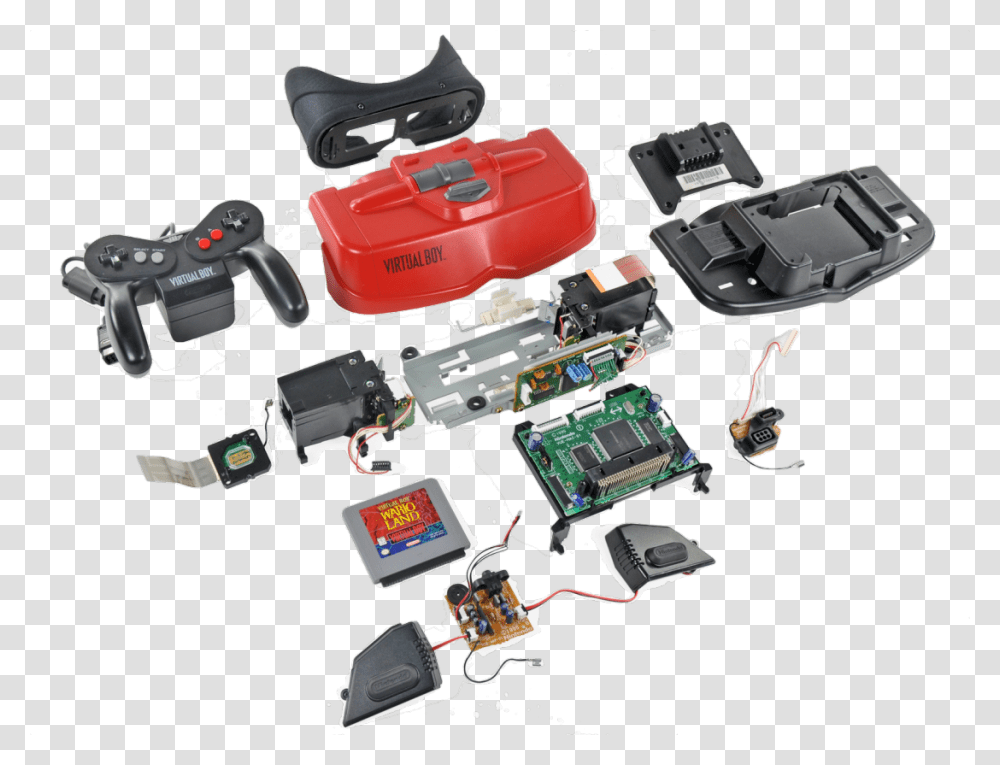 Nintendo Virtual Boy Inside, Tool, Electronics, Lawn Mower Transparent Png