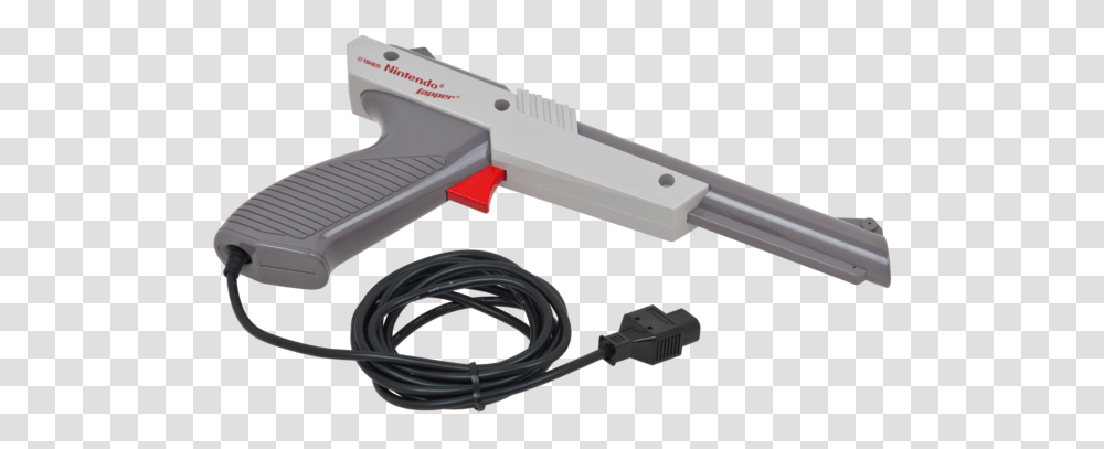 Nintendo Zapper Light Gun Nes Video Game Accessories Glock Duck Hunt Nintendo, Adapter, Weapon, Weaponry, Electronics Transparent Png
