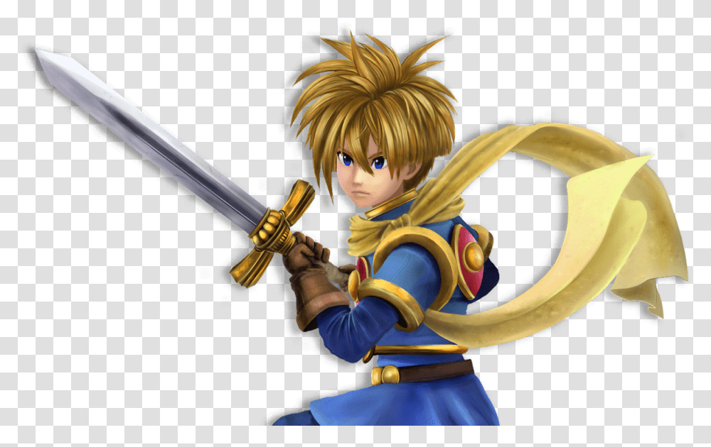 Nintendodirect Isaac Golden Sun, Person, Human, Weapon, Weaponry Transparent Png