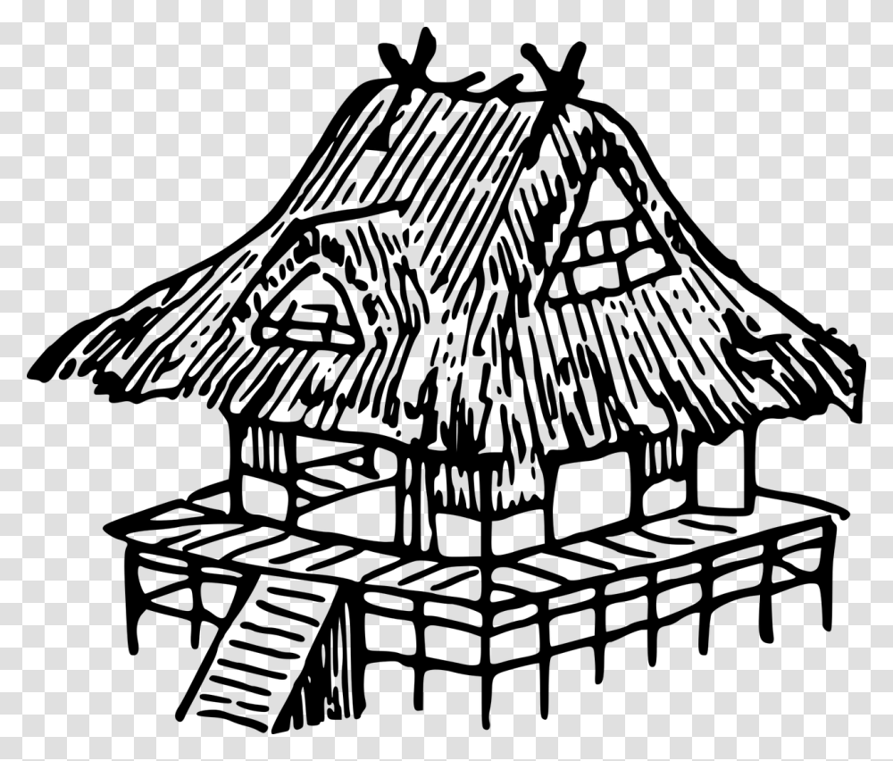 Nipa Hut Clipart, Gray, World Of Warcraft Transparent Png