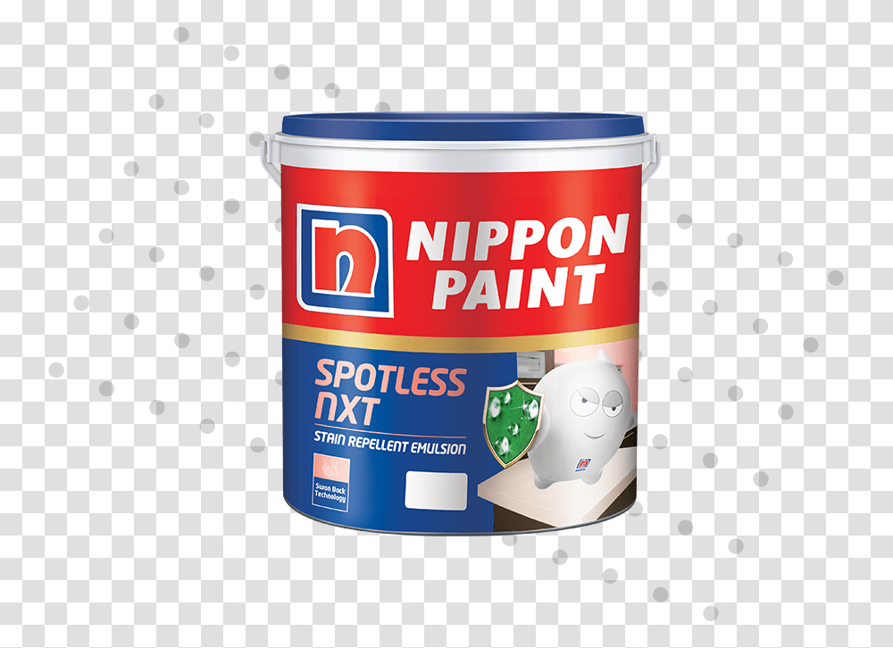 Nippon Paint Spotless, Label, Tin, Can Transparent Png