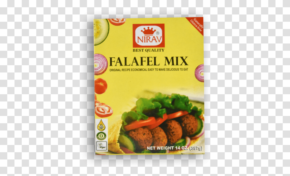 Nirav Falafel Mix 14 Oz Convenience Food, Advertisement, Meatball, Flyer, Poster Transparent Png