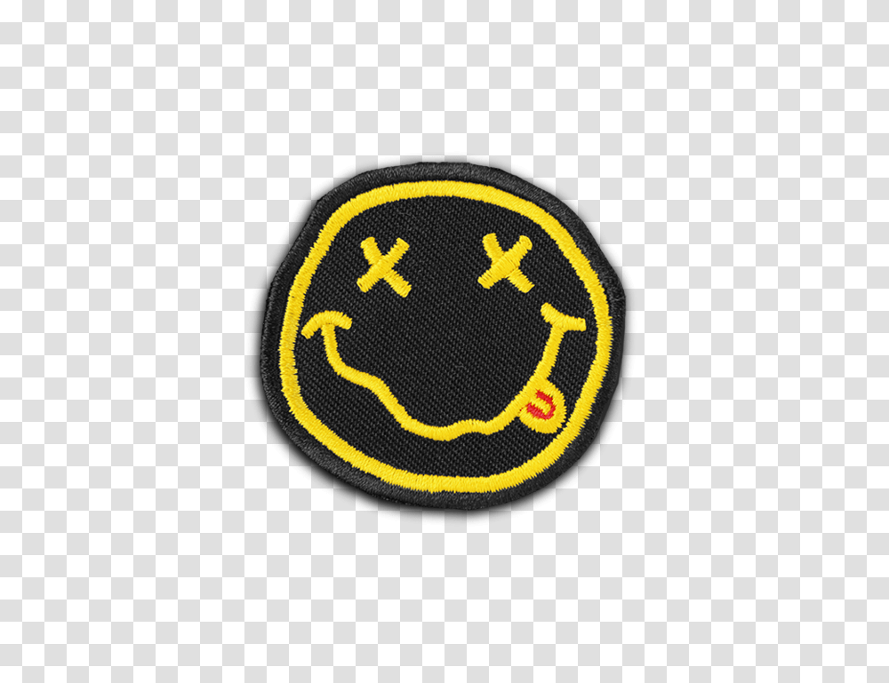 Nirvana Smiley Face Patch Image Nirvana Logo, Rug, Label, Text, Symbol Transparent Png