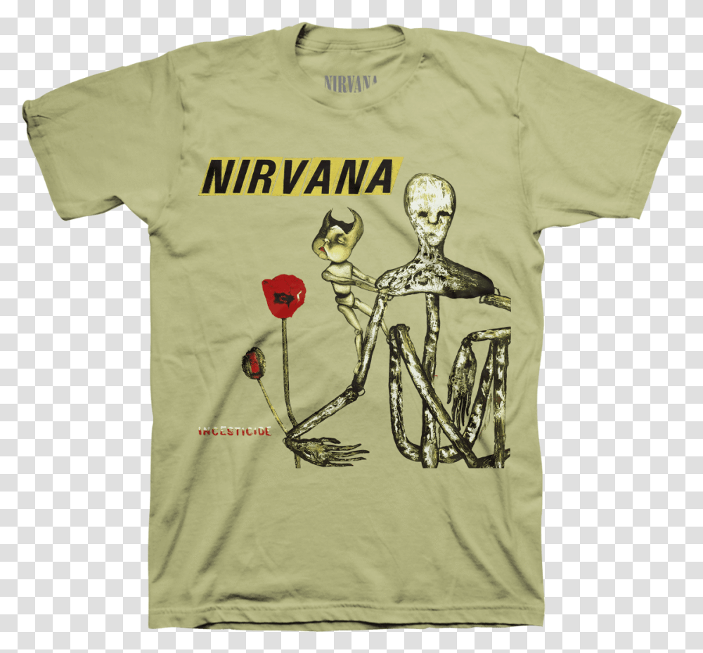 Nirvana T Shirt, Apparel, T-Shirt Transparent Png
