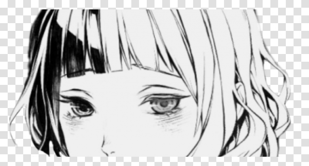Nishiki Manga Face Eyes Anime Animegirl Dontenniwarau Donten Ni Warau Manga Cap, Comics, Book, Drawing Transparent Png