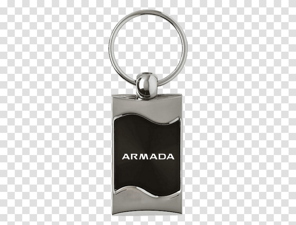 Nissan Armada Black Spun Brushed Metal Key Ring Keychain, Bottle, Cosmetics, Perfume Transparent Png