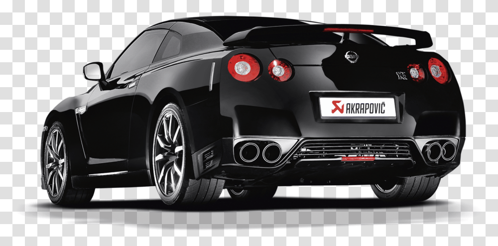 Nissan Gt R 2018 Slipon Line Titanium Akrapovi Car Exhaust, Vehicle, Transportation, Sports Car, Coupe Transparent Png