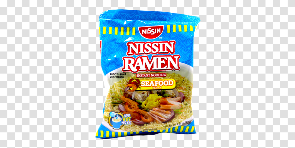 Nissin Seafood Noodles Ramen, Pasta, Lunch, Meal, Dish Transparent Png