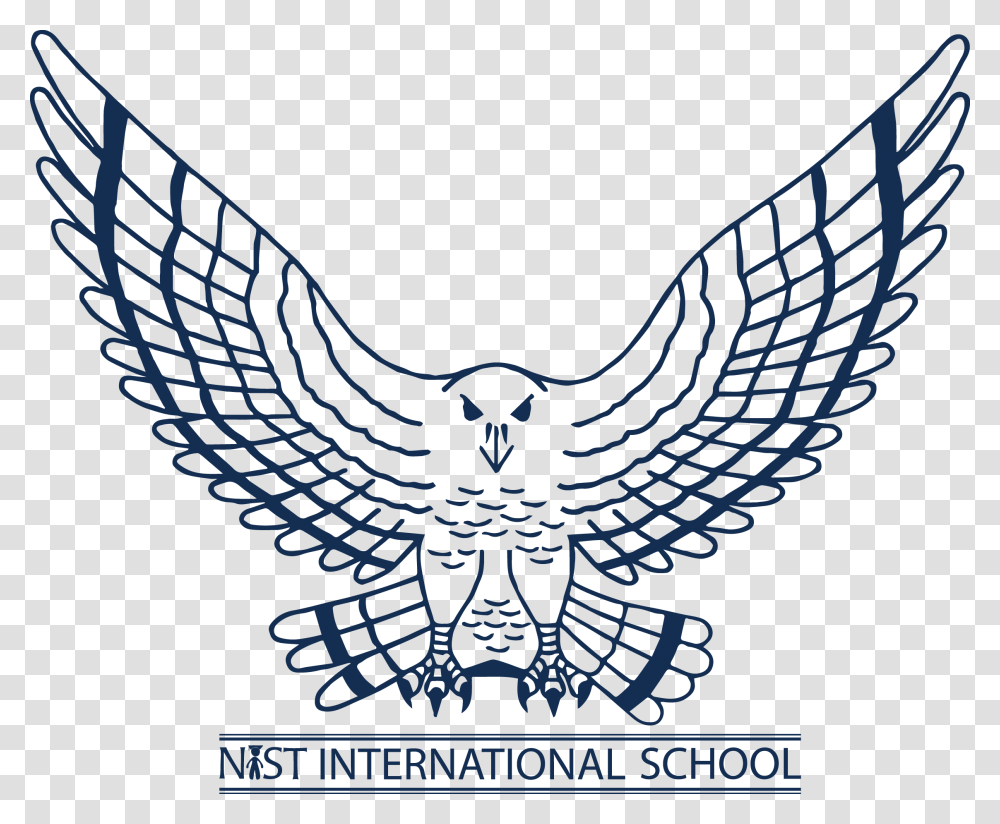 Nist International School Falcons, Logo, Trademark, Emblem Transparent Png