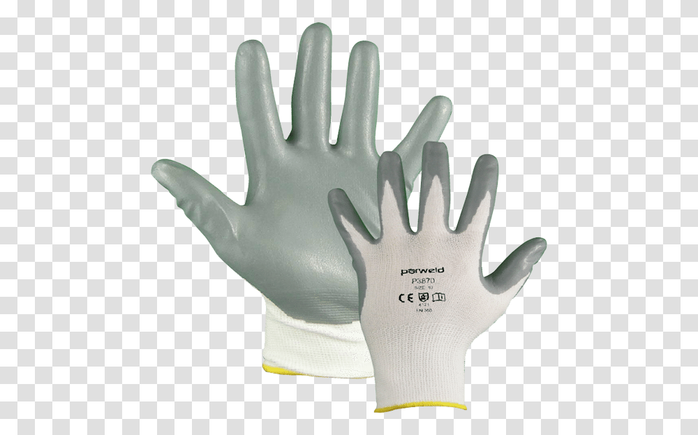 Nitrile Gripper Glove Lite Leather, Apparel Transparent Png