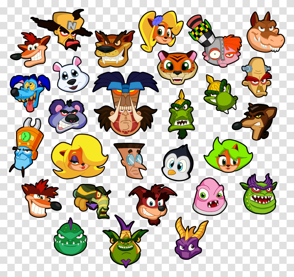 Nitro Fueled Character Icons Ctr Nitro Fueled Icons, Halloween, Angry Birds, Rug, Pattern Transparent Png