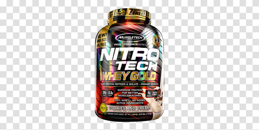 Nitro Tech Whey Gold Double Rich Chocolate, Advertisement, Flyer, Poster, Paper Transparent Png