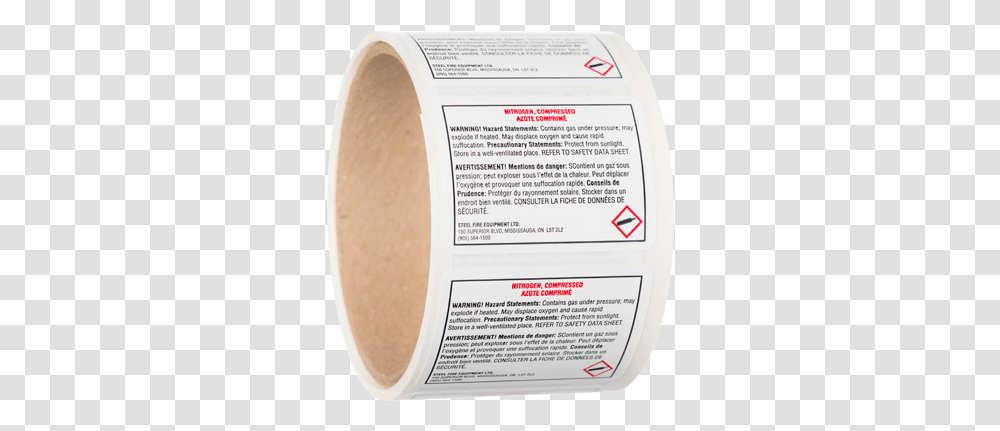 Nitrogen Cartridge Blank Label Sds Format Label, Tape, Flyer, Poster, Paper Transparent Png