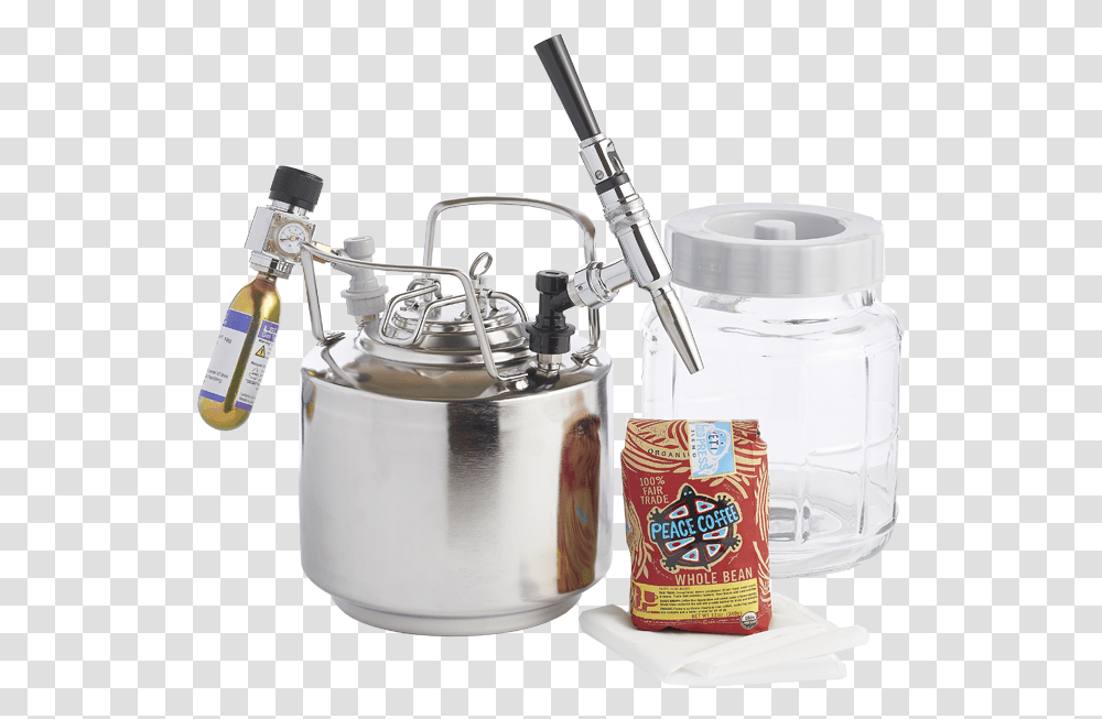 Nitrogen Cold Brew Coffee Keg, Sink Faucet, Barrel, Jar, Mixer Transparent Png