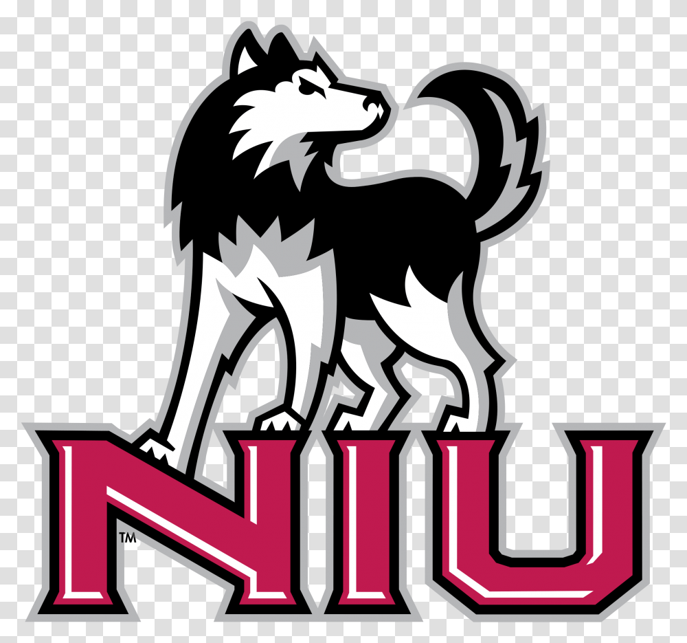 Niu Huskies Logo Logo Northern Illinois University Huskie, Animal, Mammal, Pet, Canine Transparent Png