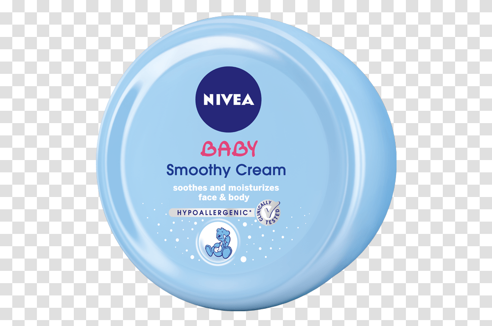Nivea Baby Smoothy Cream, Cosmetics, Frisbee, Toy, Face Makeup Transparent Png
