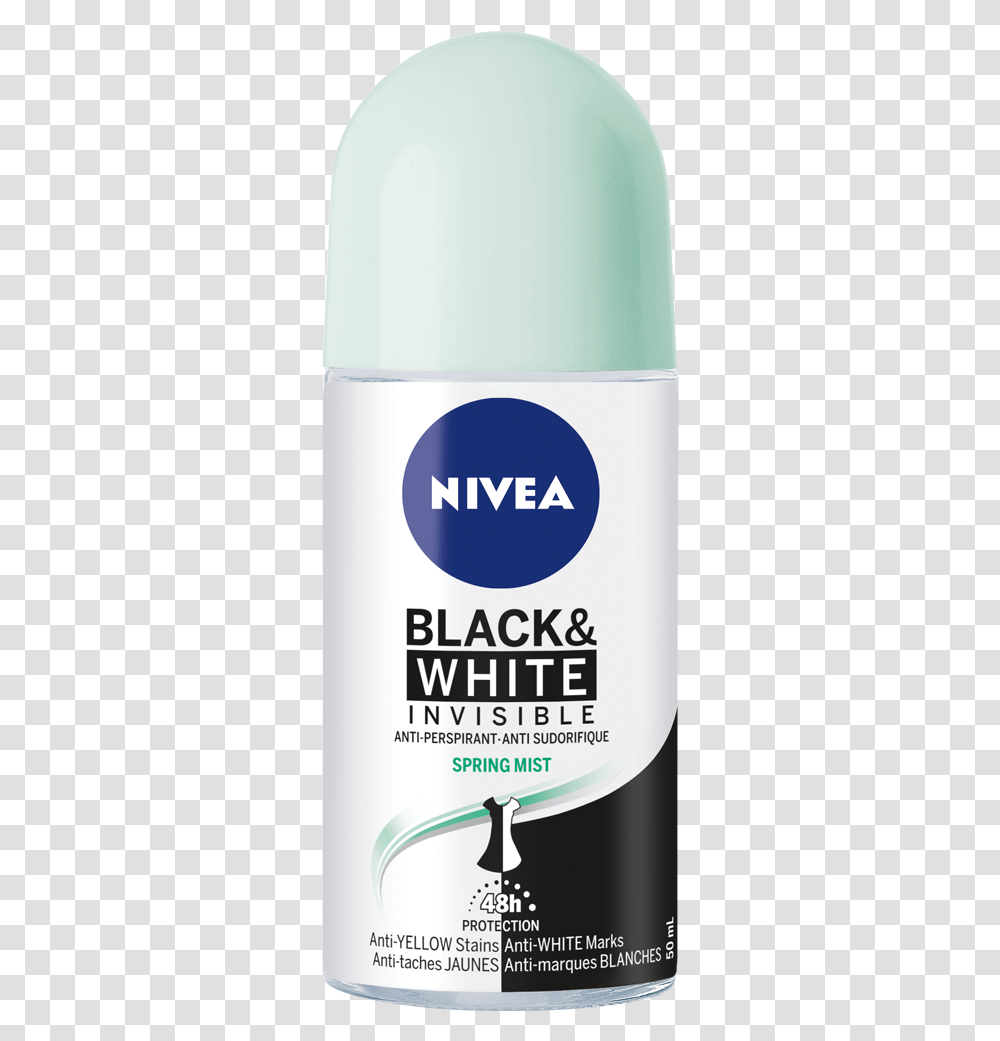 Nivea Black And White Invisible, Bottle, Beverage, Drink Transparent Png