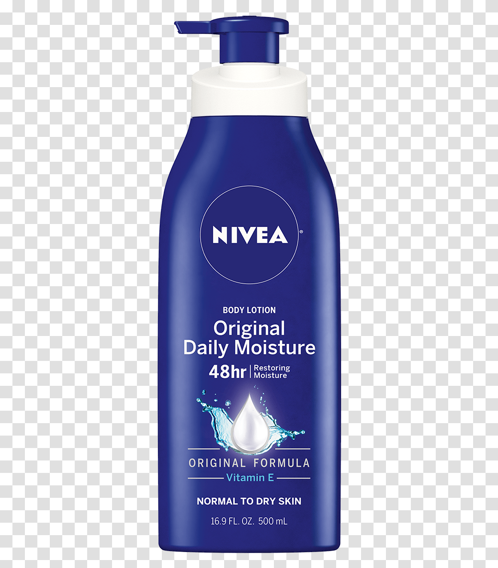 Nivea Body Lotion For Dry Skin, Bottle, Aluminium, Tin, Can Transparent Png