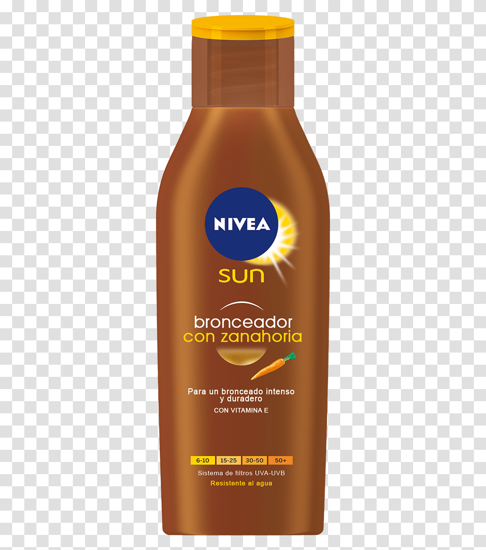 Nivea Bronceador Golden Bronze, Bottle, Sunscreen, Cosmetics, Tin Transparent Png
