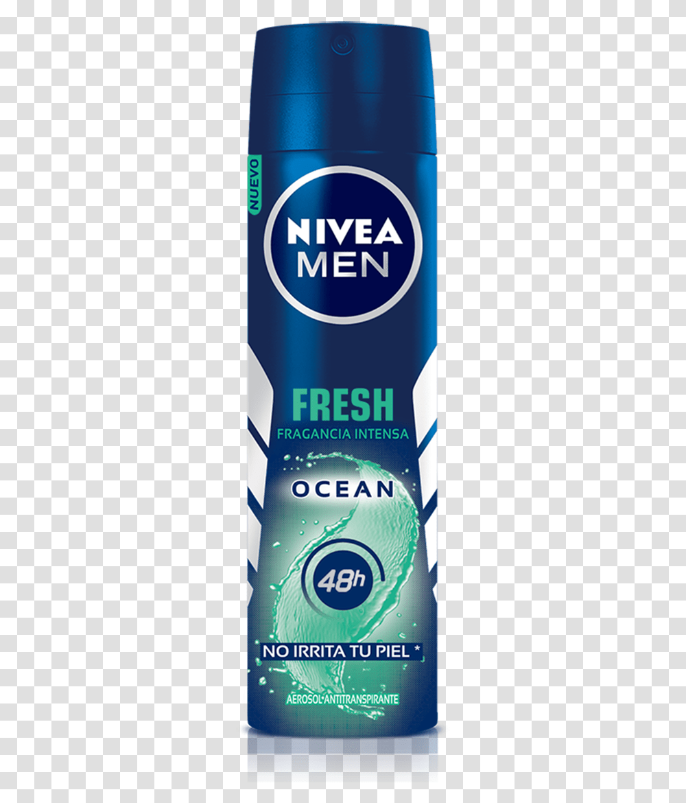 Nivea Fresh Desodorante Ocean, Tin, Can, Aluminium, Spray Can Transparent Png