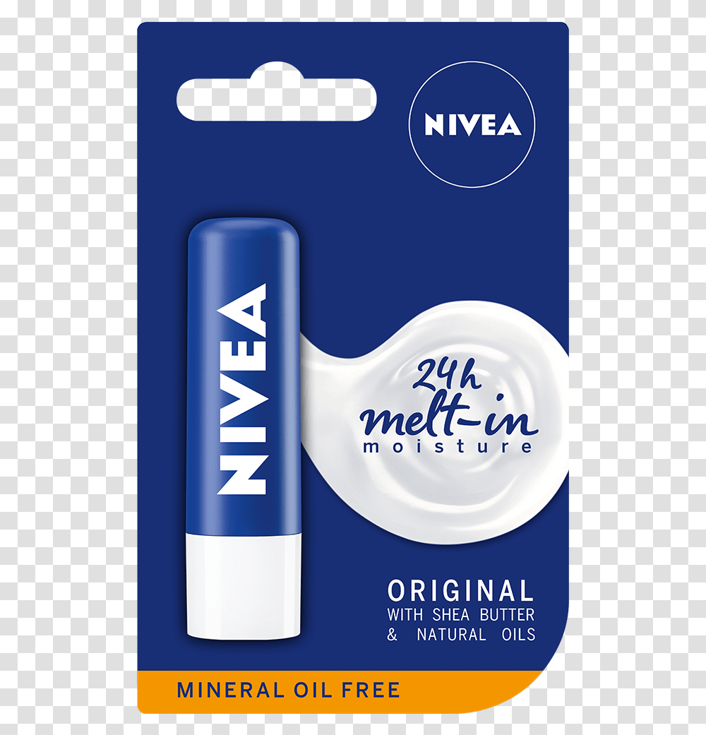 Nivea Lip Balm, Label, Word, Bottle Transparent Png