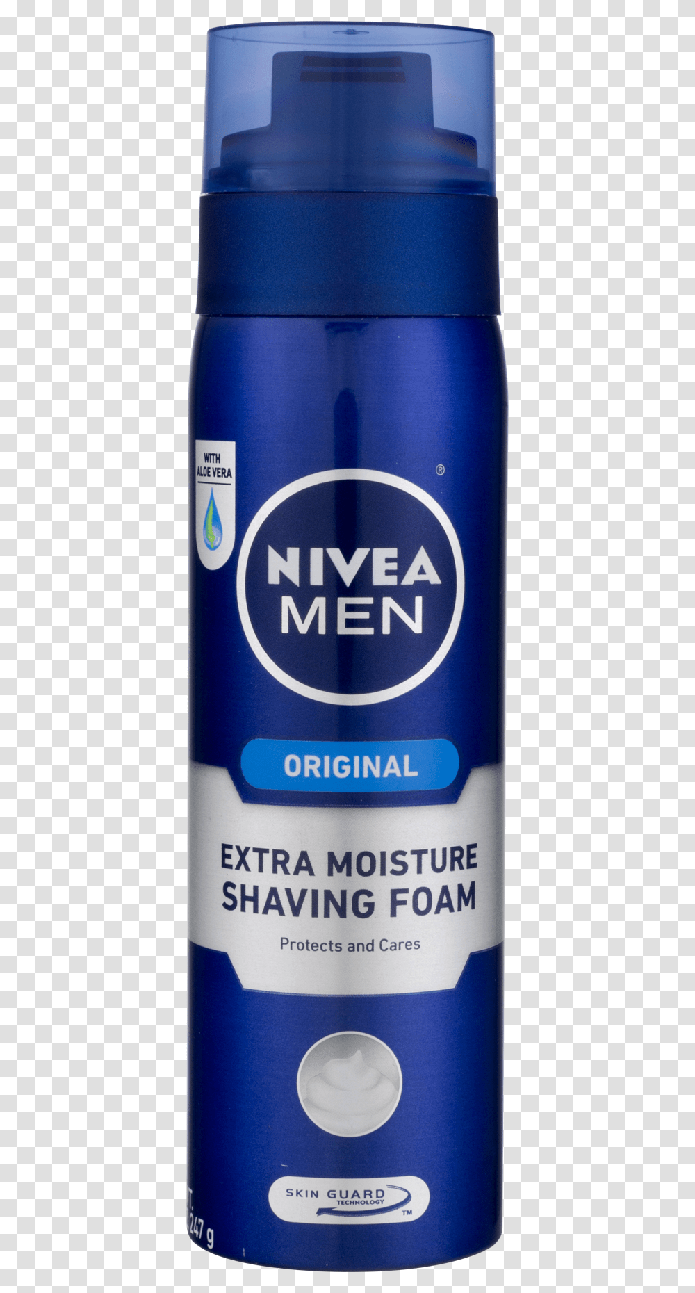 Nivea Men Original Shaving Foam, Tin, Cosmetics, Can, Beer Transparent Png
