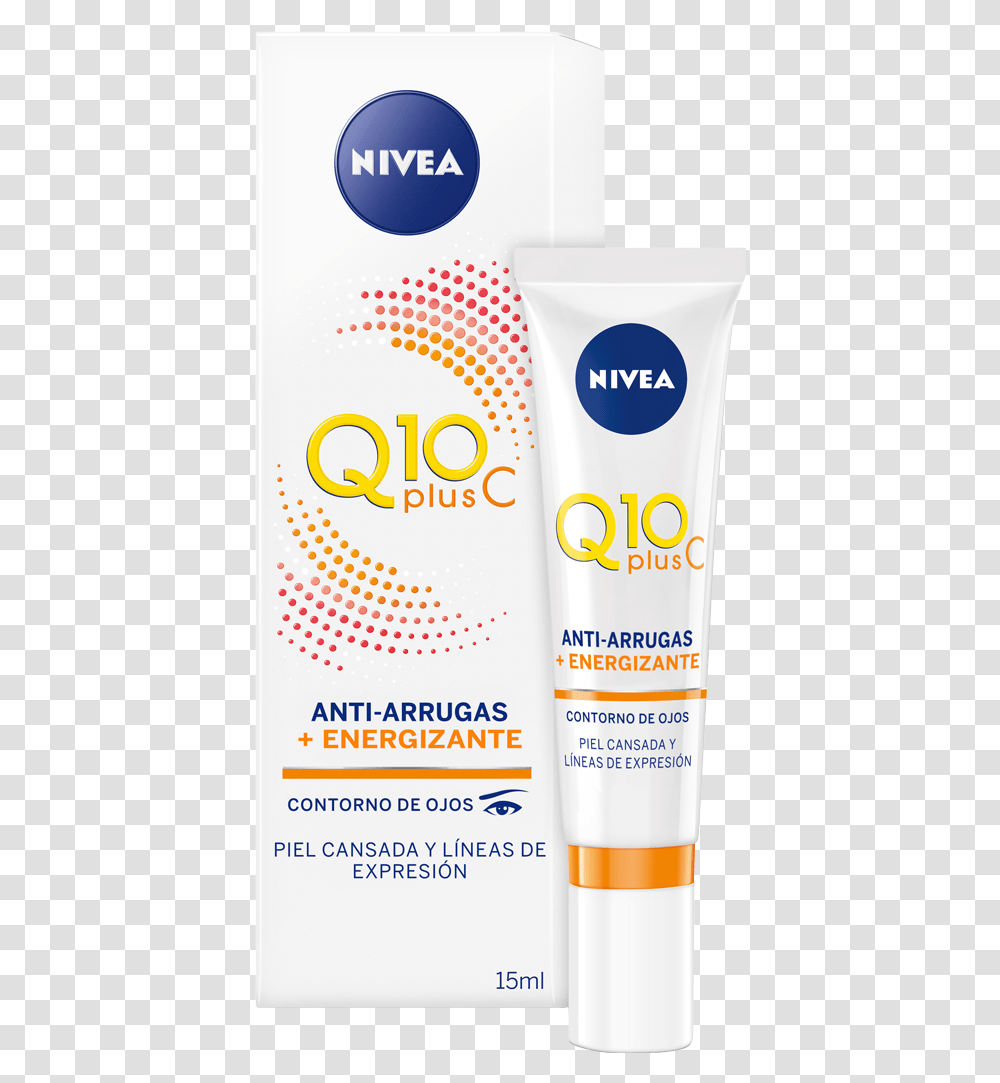 Nivea Q10 Plus C, Bottle, Sunscreen, Cosmetics, Flyer Transparent Png