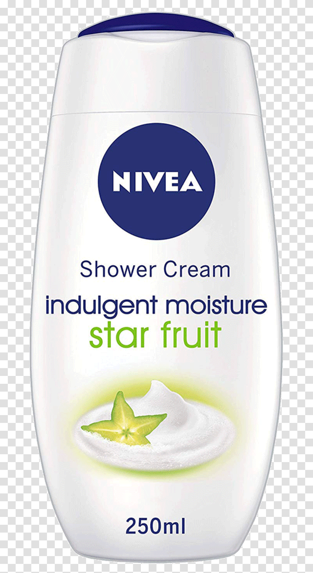 Nivea Shower Cream Indulgent Moisture Star Fruit, Bottle, Cosmetics, Plant, Food Transparent Png