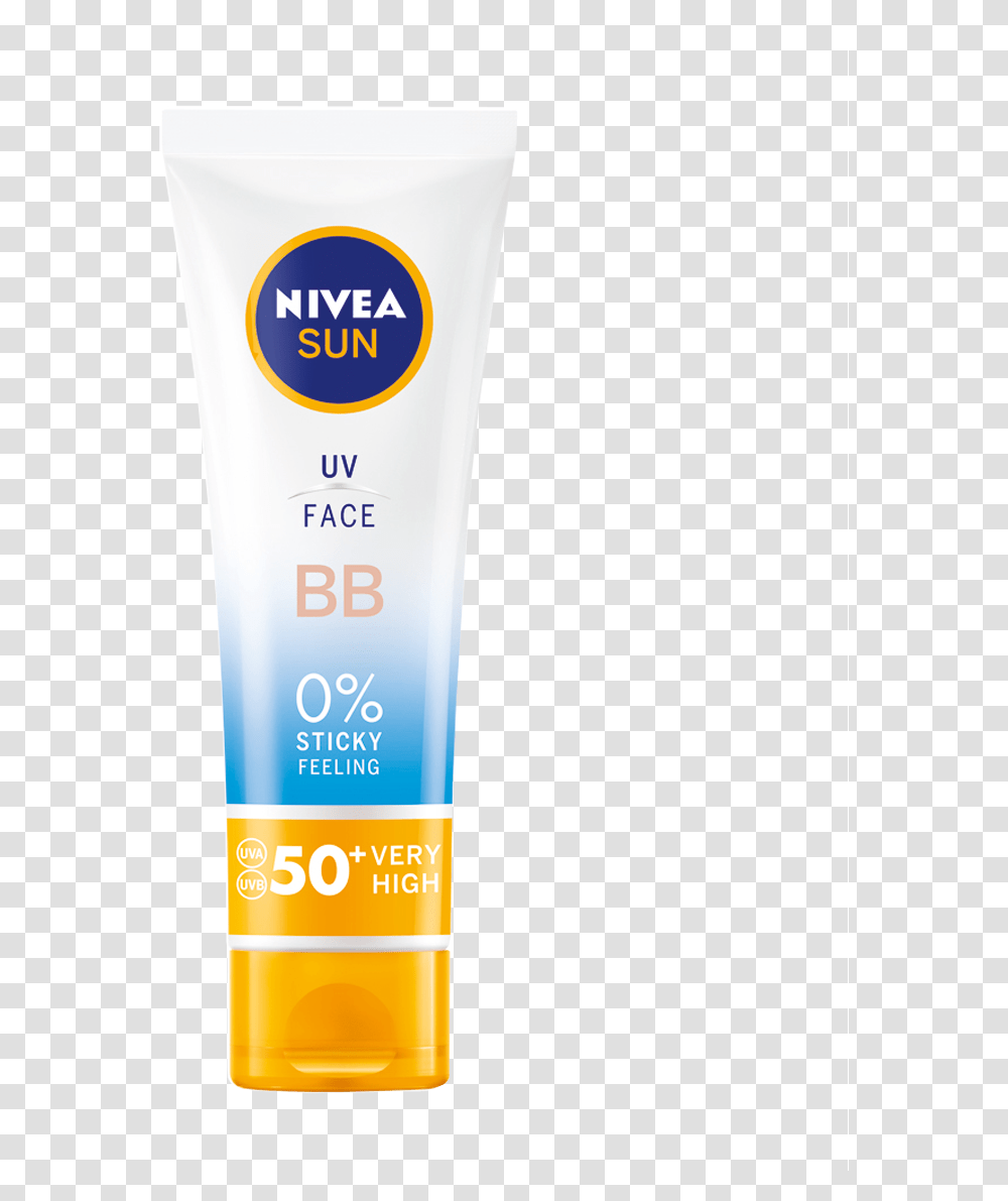 Nivea Sun Face Cream, Cosmetics, Bottle, Sunscreen Transparent Png