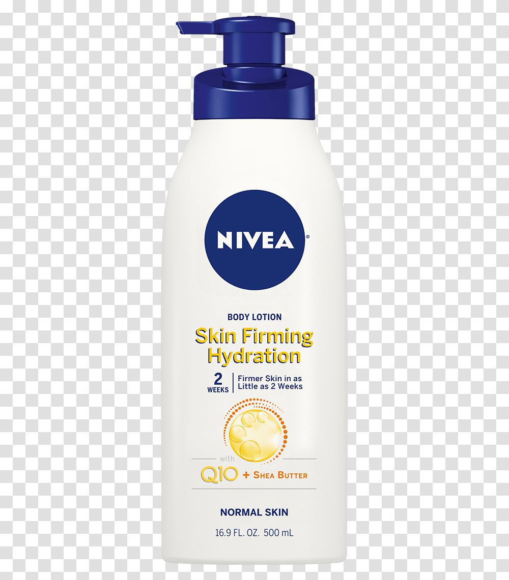 Nivea Vanilla Body Lotion, Bottle, Cosmetics, Sunscreen, Aluminium Transparent Png