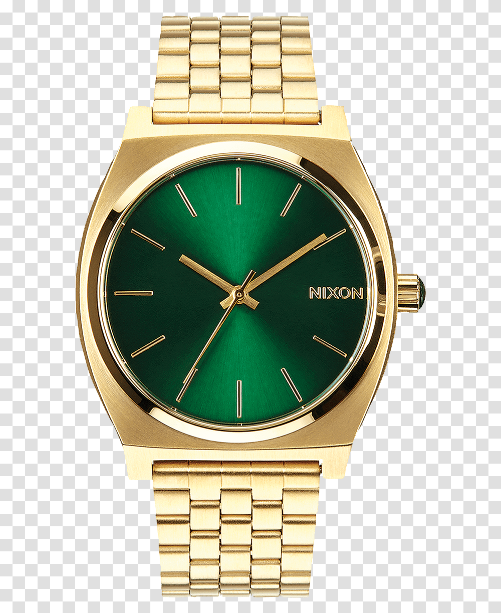 Nixon Gold And Green Watch, Wristwatch, Clock Tower, Architecture, Building Transparent Png