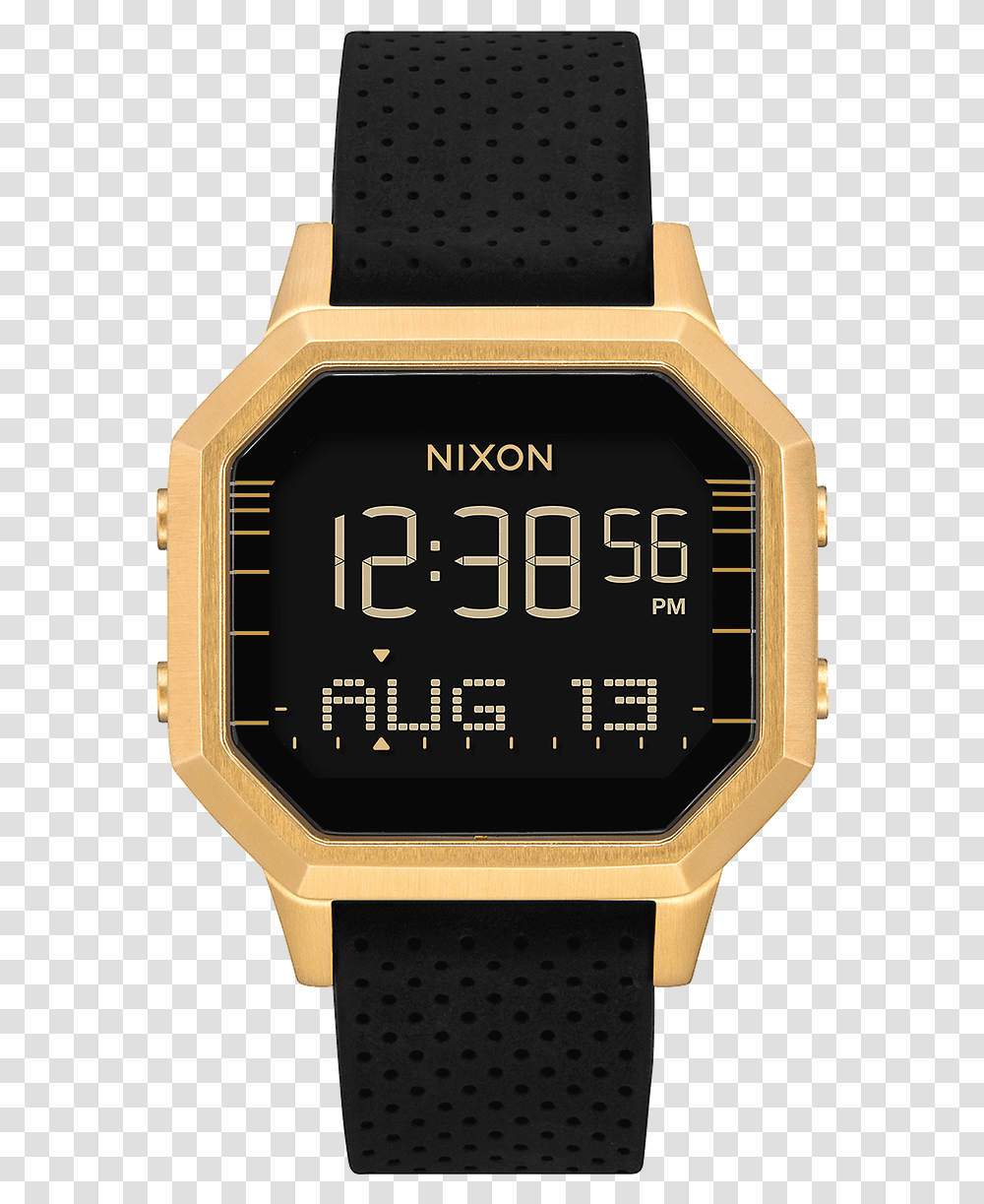 Nixon Siren Black Rose Gold, Digital Watch, Wristwatch Transparent Png