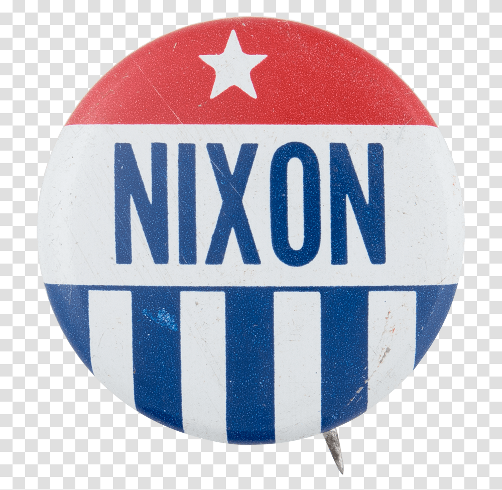 Nixon Star And Stripes Political Button Museum Circle, Logo, Trademark, Badge Transparent Png