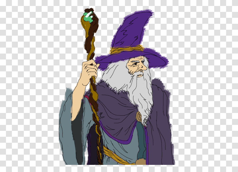 Nizbaf The Crazed Wizard Illustration, Person, Costume Transparent Png
