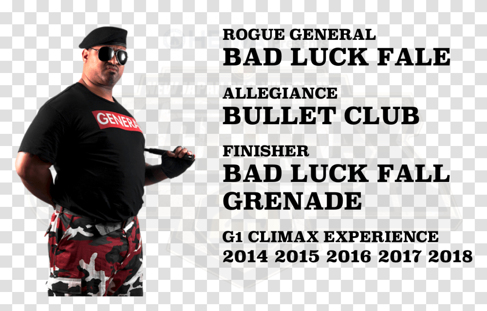 Njpw G1 Climax 29 All Inone Preview & Schedule Baseball Cap, Person, Sunglasses, Clothing, Military Uniform Transparent Png