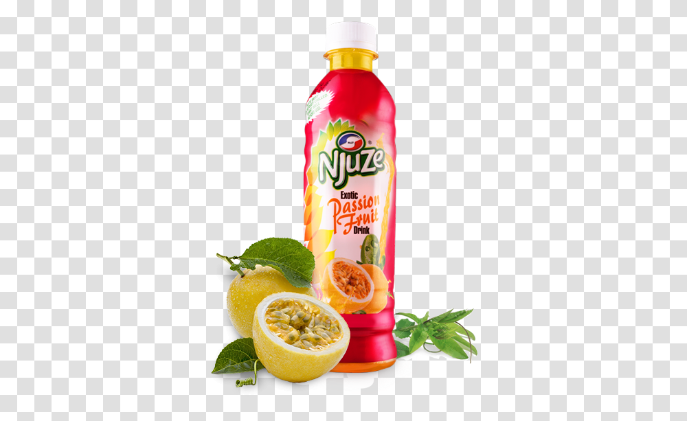 Njuze Passion Fruit Drink Juicebox, Beverage, Lemonade, Potted Plant, Vase Transparent Png