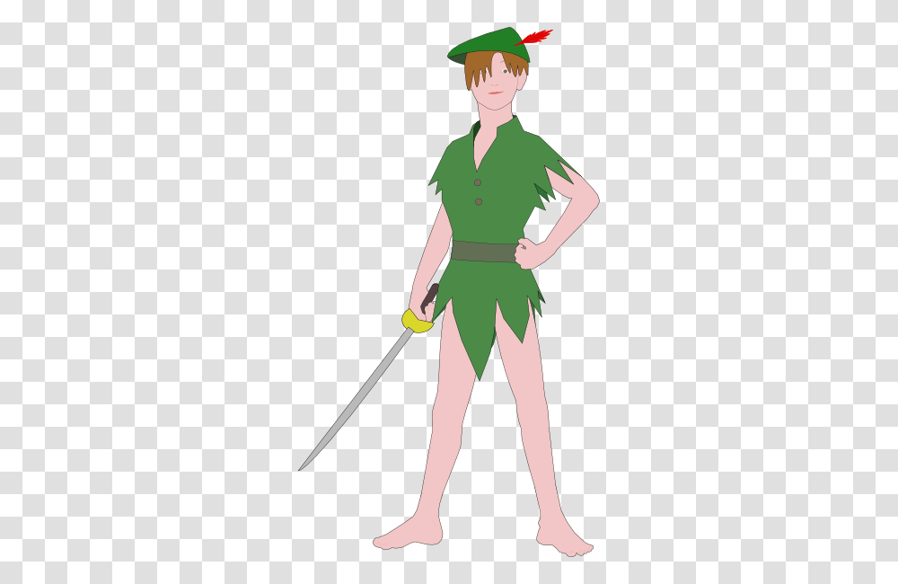 Nkasp Peter Pan, Person, Costume, Cleaning, Pants Transparent Png
