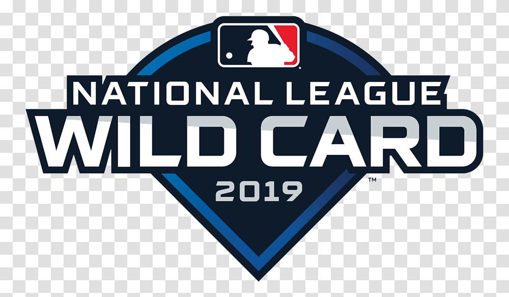 Nl Wildcard Game Primary Logo Major League Baseball Logo, Label, Text, Word, Symbol Transparent Png