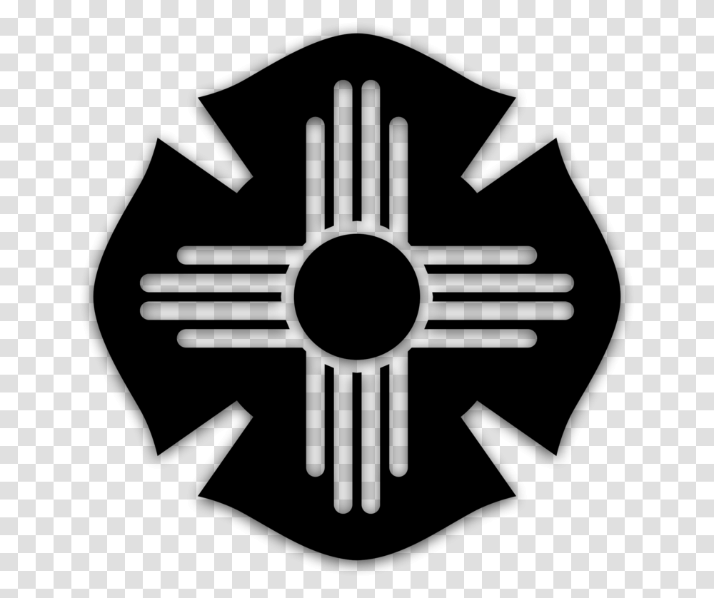 Nm Flag Decal New Mexico Zia Symbol Fabric, Gray, World Of Warcraft Transparent Png