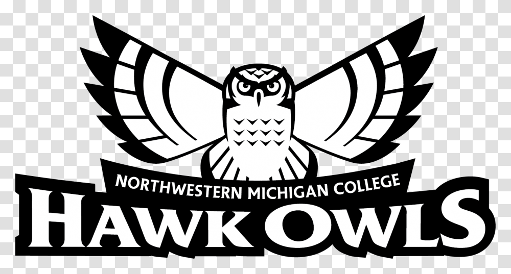 Nmc Hawk Owl Logo, Emblem, Trademark Transparent Png