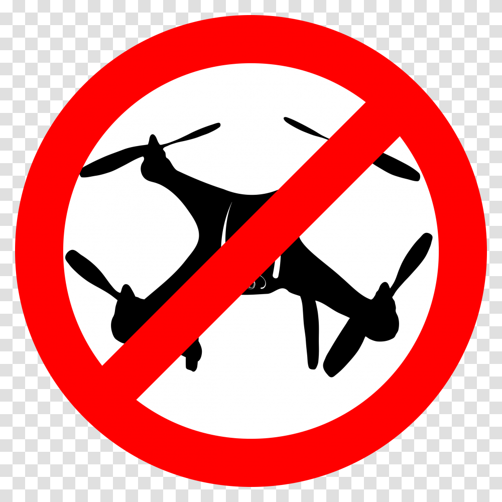 No Allowed Prohibido El Background Drone Clip Art, Road Sign, Stopsign Transparent Png