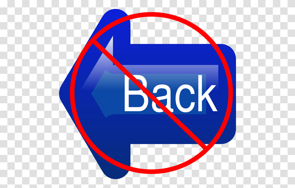 No Back Button Svg Clip Arts No Back Button, Logo, Trademark Transparent Png
