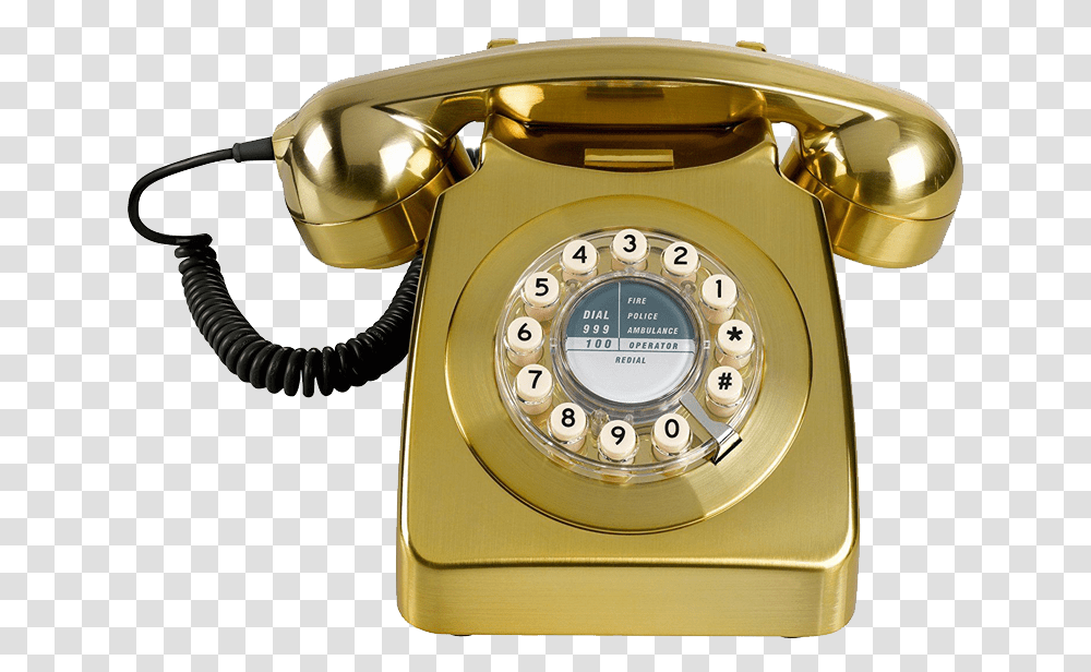 No Background Image Wild Wolf 746 Retro Telephone Brass, Wristwatch, Electronics, Dial Telephone Transparent Png