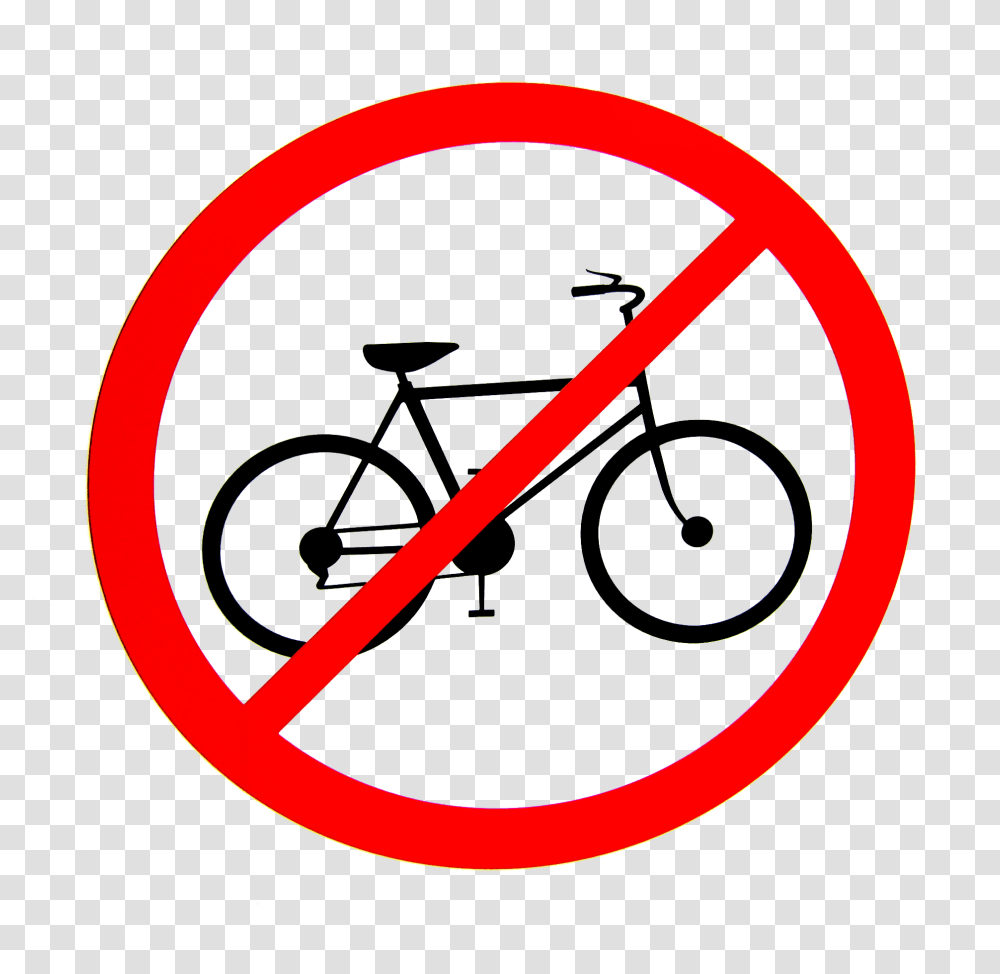 No Bicycles Allowed Sign Image, Vehicle, Transportation, Bike, Wheel Transparent Png