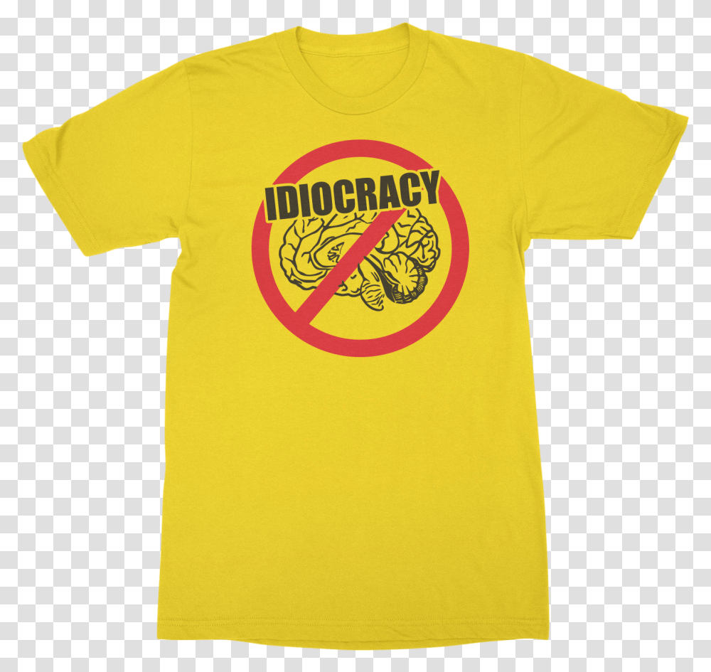 No Brain Logo Idiocracy T Best T Shirt Logo, Clothing, Apparel, T-Shirt ...