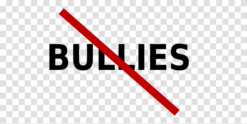 No Bullies Clip Art, Label, Word Transparent Png