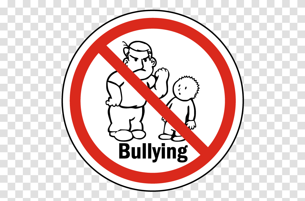 No Bullying Label Stop Bullying, Road Sign, Symbol, Stopsign, Word Transparent Png